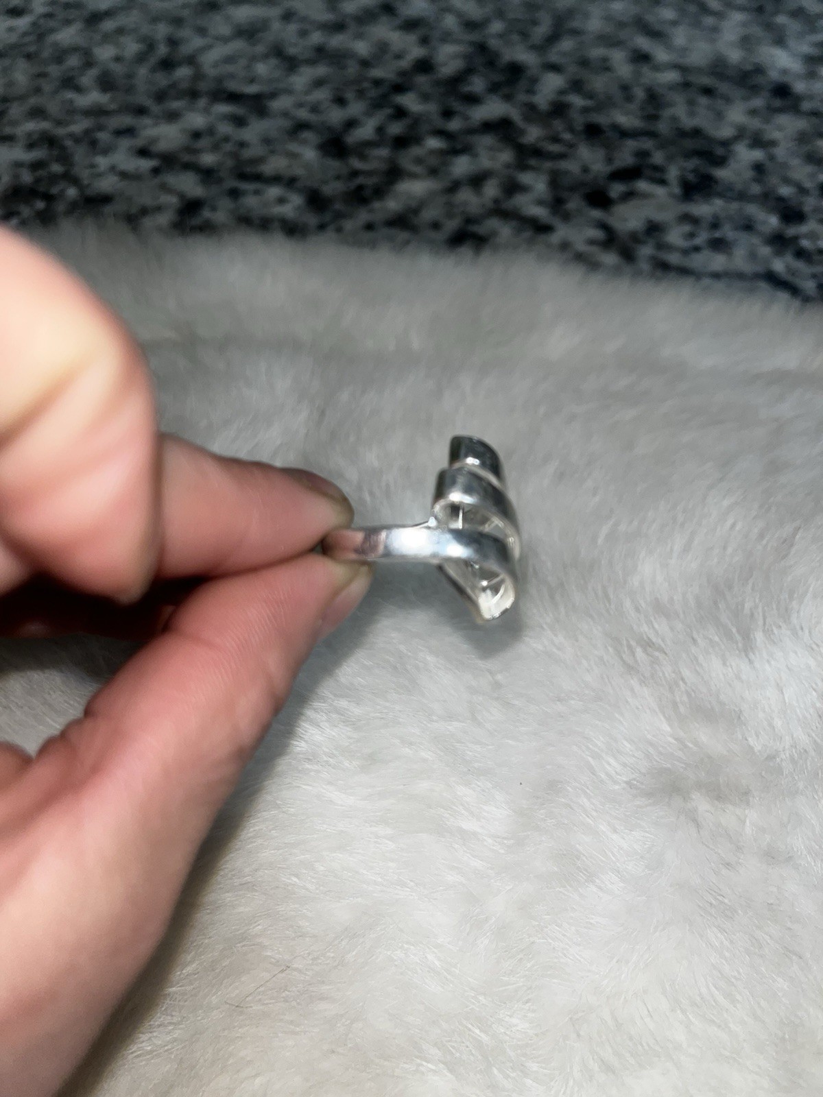 ALL STERLING SILVER 4 Ring Set - image 4