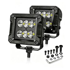 2PCS LED Cubes LED Pods Spot Beam Off Road Driving Lights 3 Inch 120W