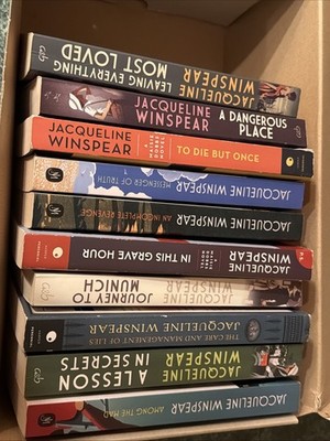 Jacqueline Winspear Books Lot Of 10 Paperbacks  (Maisie Dobbs) Exc Cond