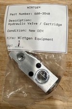 Wirtgen 500-3540 Oem Hydraulic Valve Discontinued New Old Stock