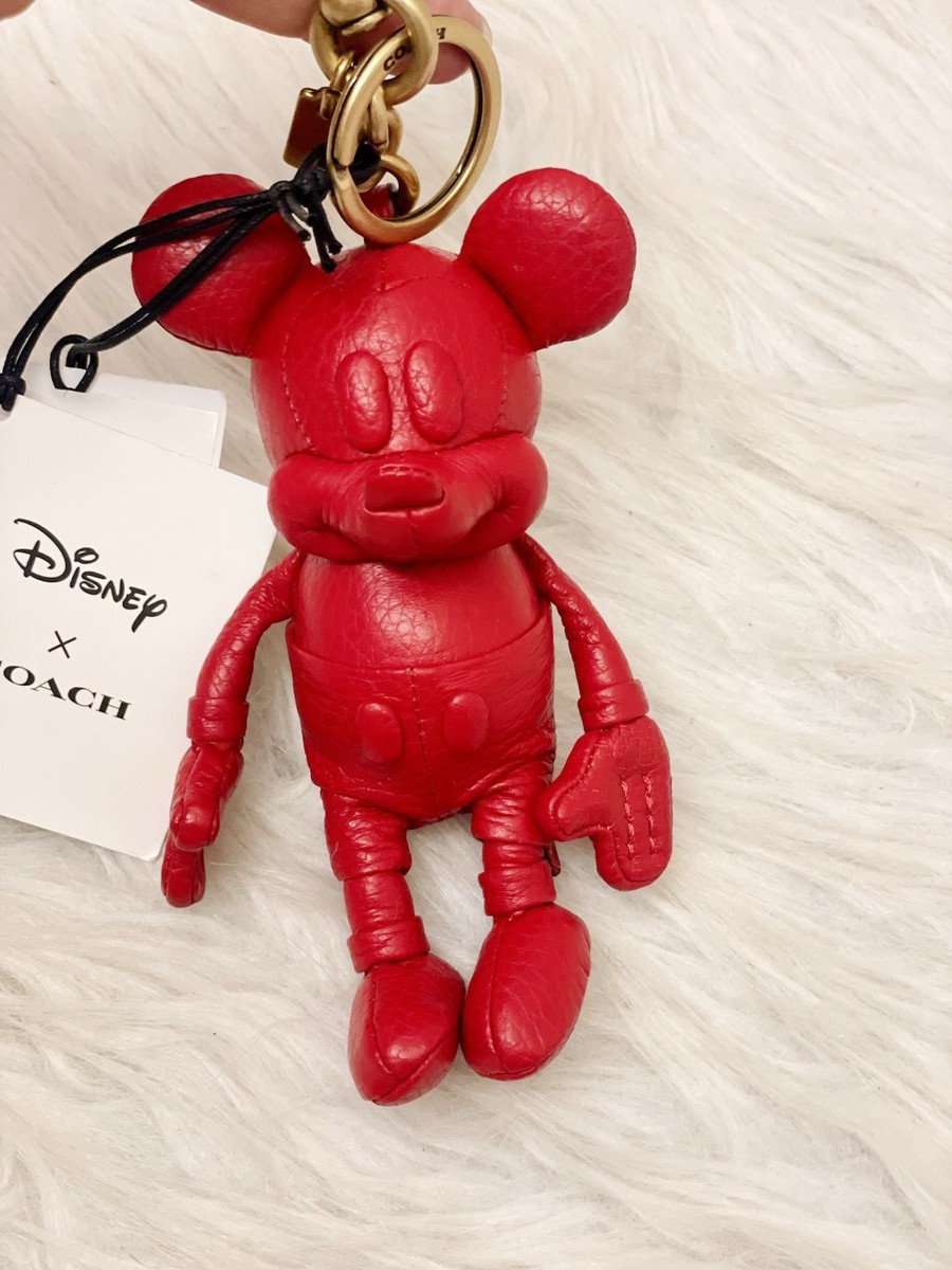 NWT Disney X Coach Mickey Mouse Collectible Bag Charm CO325