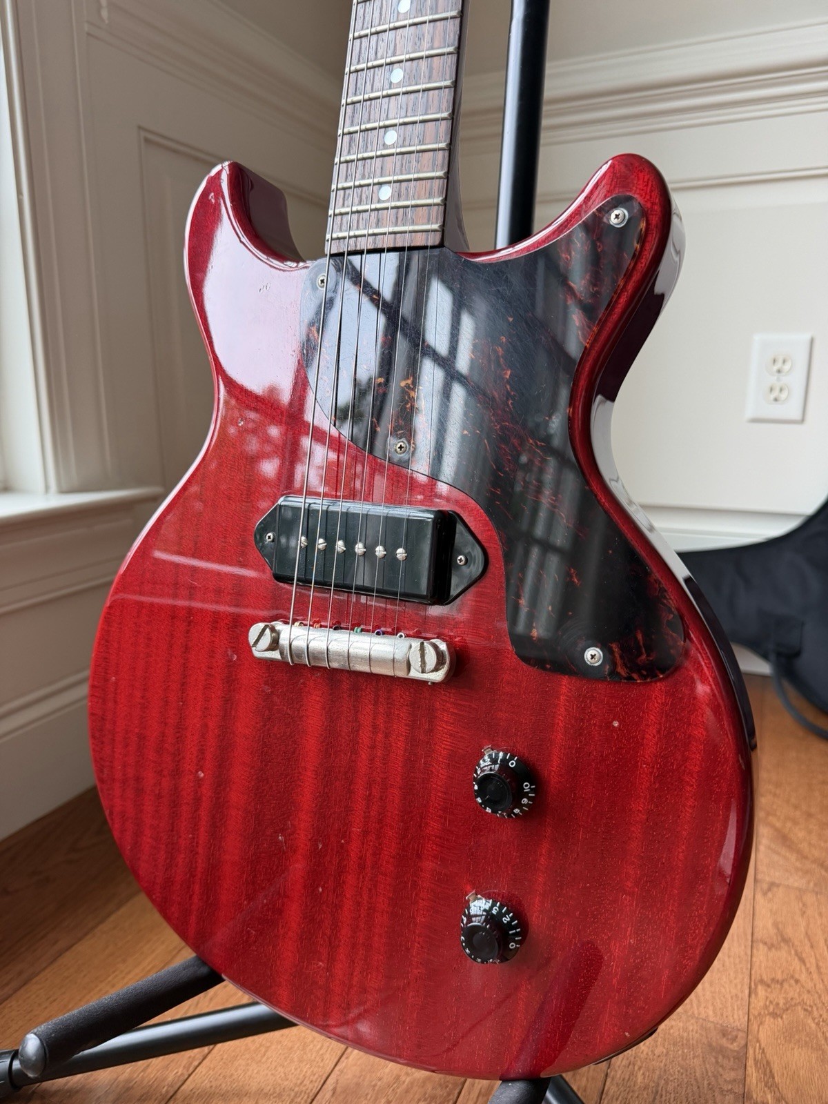 1995 Orville by Gibson Les Paul Junior Double Cut - Cherry Red