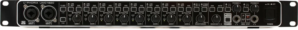 Behringer U-Phoria UMC1820 USB Audio Interface