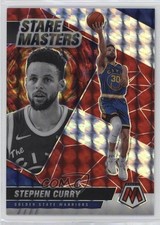 2020-21 Panini Mosaic Stare Masters Red Mosaic Prizm Stephen Curry #7 1c0k