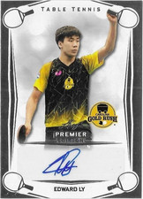2025 Leaf Premier Edition Table Tennis Edward Ly #BA-ELI Autograph Auto