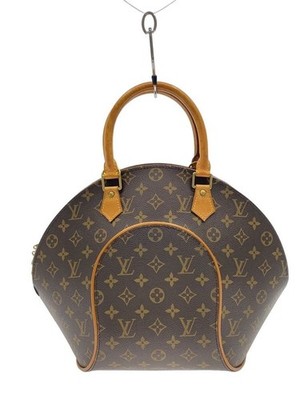 LOUIS VUITTON Handbag Ellipse MM Monogram Canvas PVC BRW Used