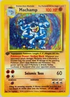 1999 Pokemon TCG - Machamp 1st Edition Holo Rare Base Set Card 8/102 WOTC - LP