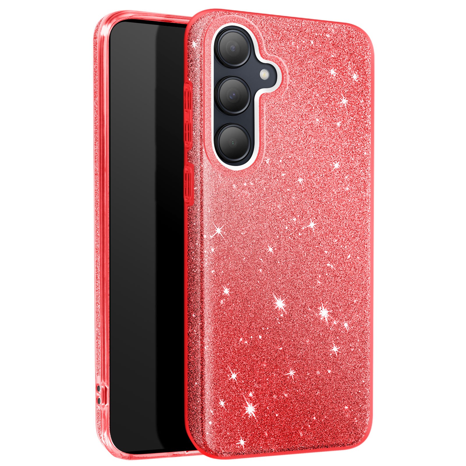 Coque Galaxy A35 silicone rouge fin pour éviter les chutes et rayures