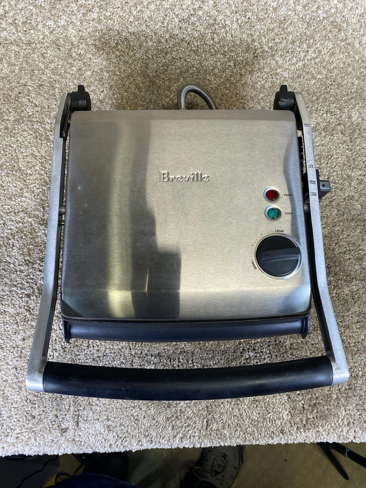 BREVILLE Panini Sandwich Grill Press - BGR200XL Professional Grade Tested Works