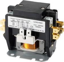 120V Coil 2 Pole Fla 40 Amp Definite Purpose Ac Contactor