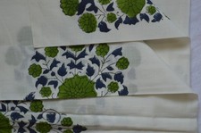NO TARRIF CHARGES 100 ZK 210 Hand Block Print Floral Fabric 10 Yard 100 Cotton