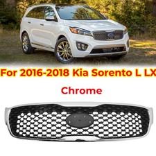 For 2016 2017 2018 Kia Sorento L Lx Front Bumper Upper Grille Chrome Ki1200181 For 2016 2017 2018 Kia Sorento L Lx Front Bumper Upper Grille Chrome Ki1200181