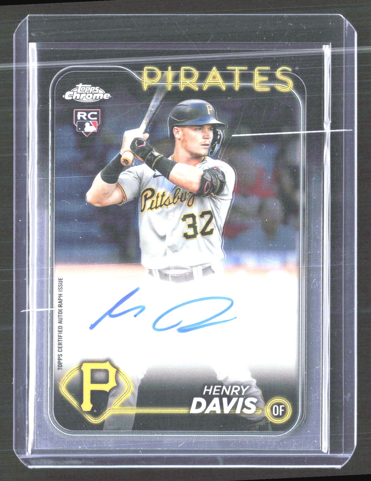2024 Topps Chrome Update #AC-HD Henry Davis Auto RC