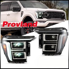 VLAND FULL LED Projector Headlights For 2021-2023 Ford F150 W/Start-up Animation