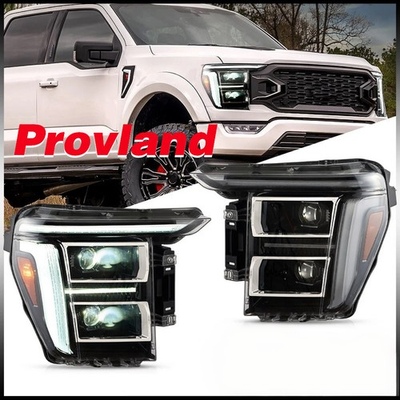 #ad VLAND FULL LED Projector Headlights For 2021 2023 Ford F150 W Start up Animation $551.99