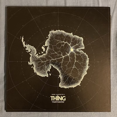 ENNIO MORRICONE: THE THING (LP, red splatter clear vinyl, TOP ZUSTAND!)