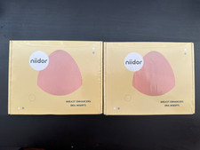 2 Pairs Niidor Bra Pads Inserts,Sticky Fabric Inserts Reusable Push Up Sport Cup