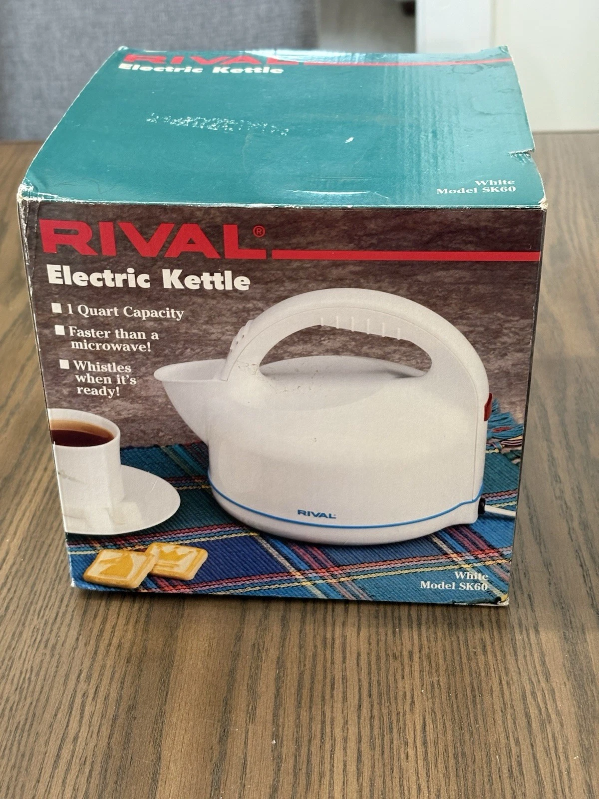 Vtg Rival 8oz - 32oz Hot Pot Express Electric Hot Water Kettle Model Sk60