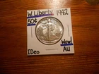 1942 Walking Liberty Silver Half Dollar AU TERRIFIC!!!! PQ!!!! WOW!!! #2