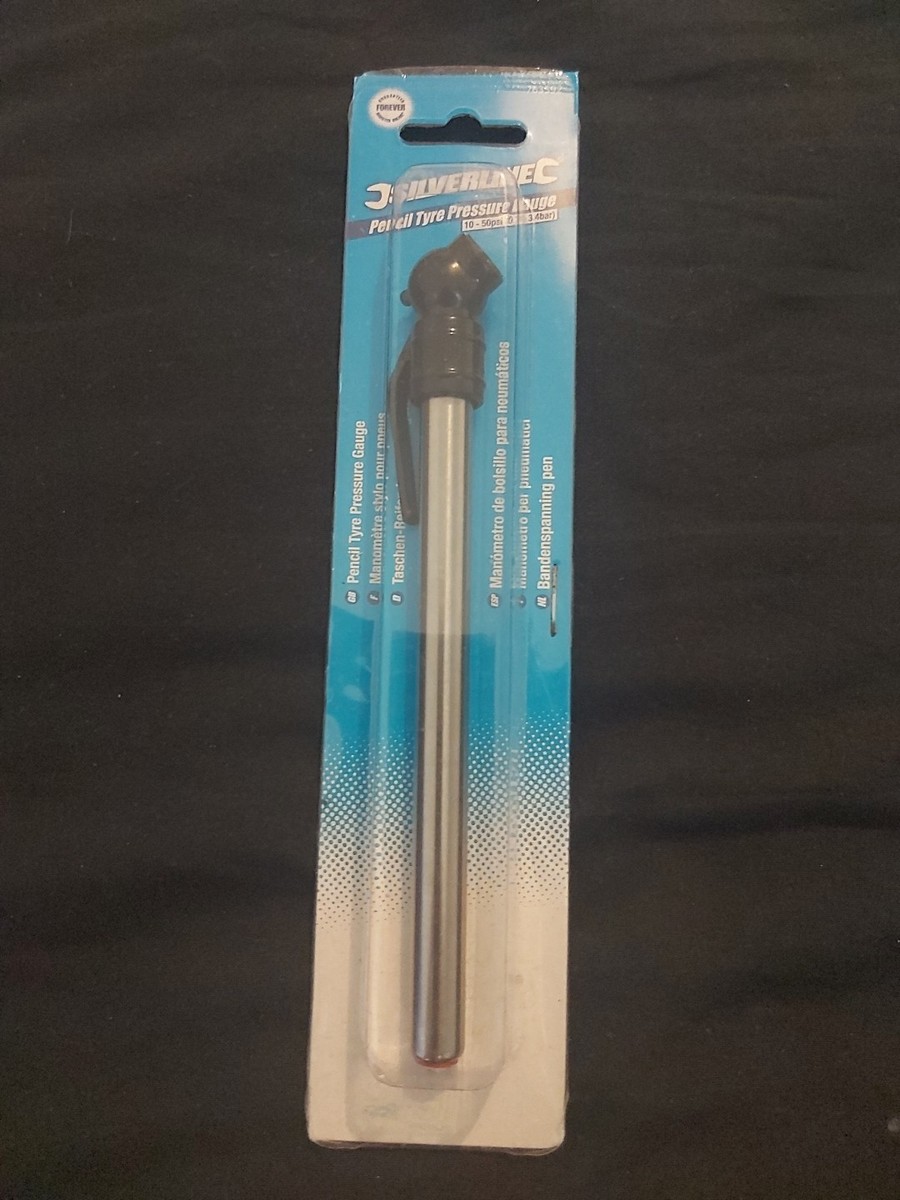 Pencil Tyre Pressure Gauge Car Van Silverline 763592 for sale