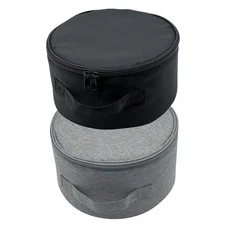 Fan Storage Bag Folding Telescopic Fan Case Round Portable Case Bag 