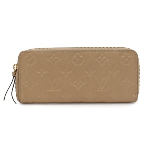 Louis Vuitton Monogram Empreinte Clemence Round Zipper Wallet Women From Japan