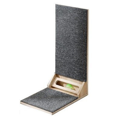 24'' Tall L-Shape Cat Carpet Scratcher Cat Scratching Post, Sofa Couch Protect...
