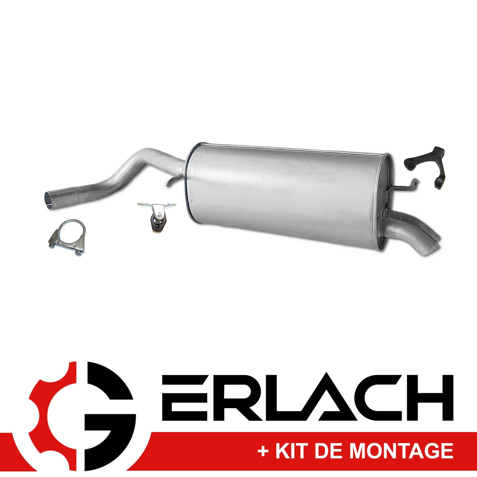 Silencieux arrière en acier durable pour Seat Ibiza III 1.9 TDI modèle 9910