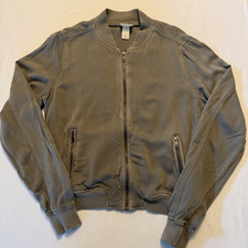 Mossimo | Olive Green Bomber Jacket | Zip Fro...