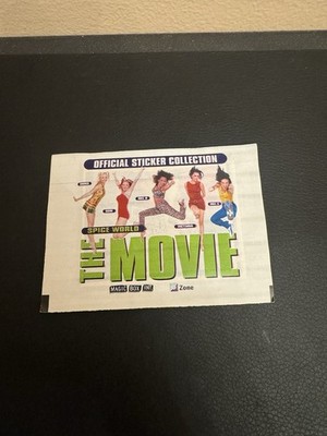 1997 Zone Magic Box Int. Spice World The Movie Stickers Unopened Pack 