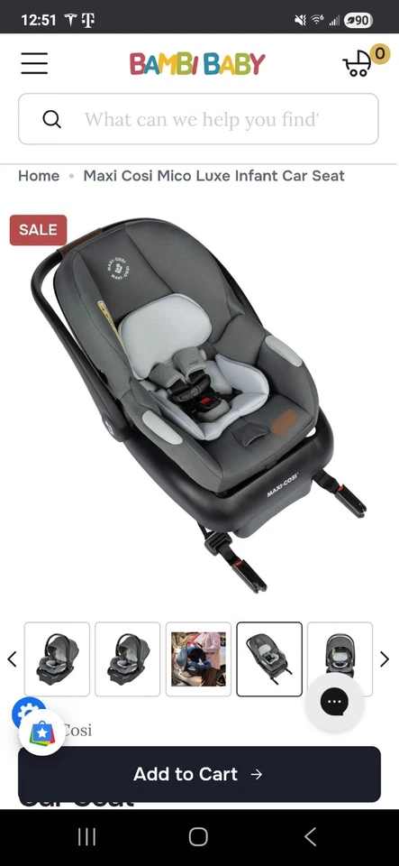 Maxi-Cosi Mico Luxe+ Infant Car Seat - Urban Wonder, BRAND NEW SEALED, MSRP $338 - Image 4 of 4