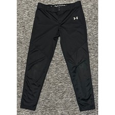 Under Armour Boys Black Baseball Pants Youth XL YXL 1374381-001 FW 2023 Athletic