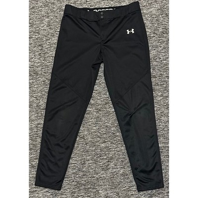 Under Armour Boys Black Baseball Pants Youth XL YXL 1374381-001 FW 2023 Athletic