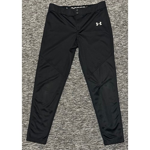Under Armour Boys Black Baseball Pants Youth XL YXL 1374381-001 FW 2023 Athletic