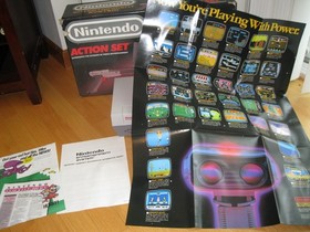 Juego de acci&oacute;n original Nintendo NES. Mayormente en caja original con el juego Super Mario/ Duck Hunt.