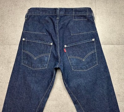 100%ORIGINAL VINTAGE LEVIS JEANS BAGGY GR. W26 L36 RAW DENIM 109105