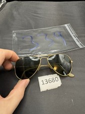 Ray-Ban Vintage Aviator Sunglasses Bausch Lomb 52-14 Rare Small