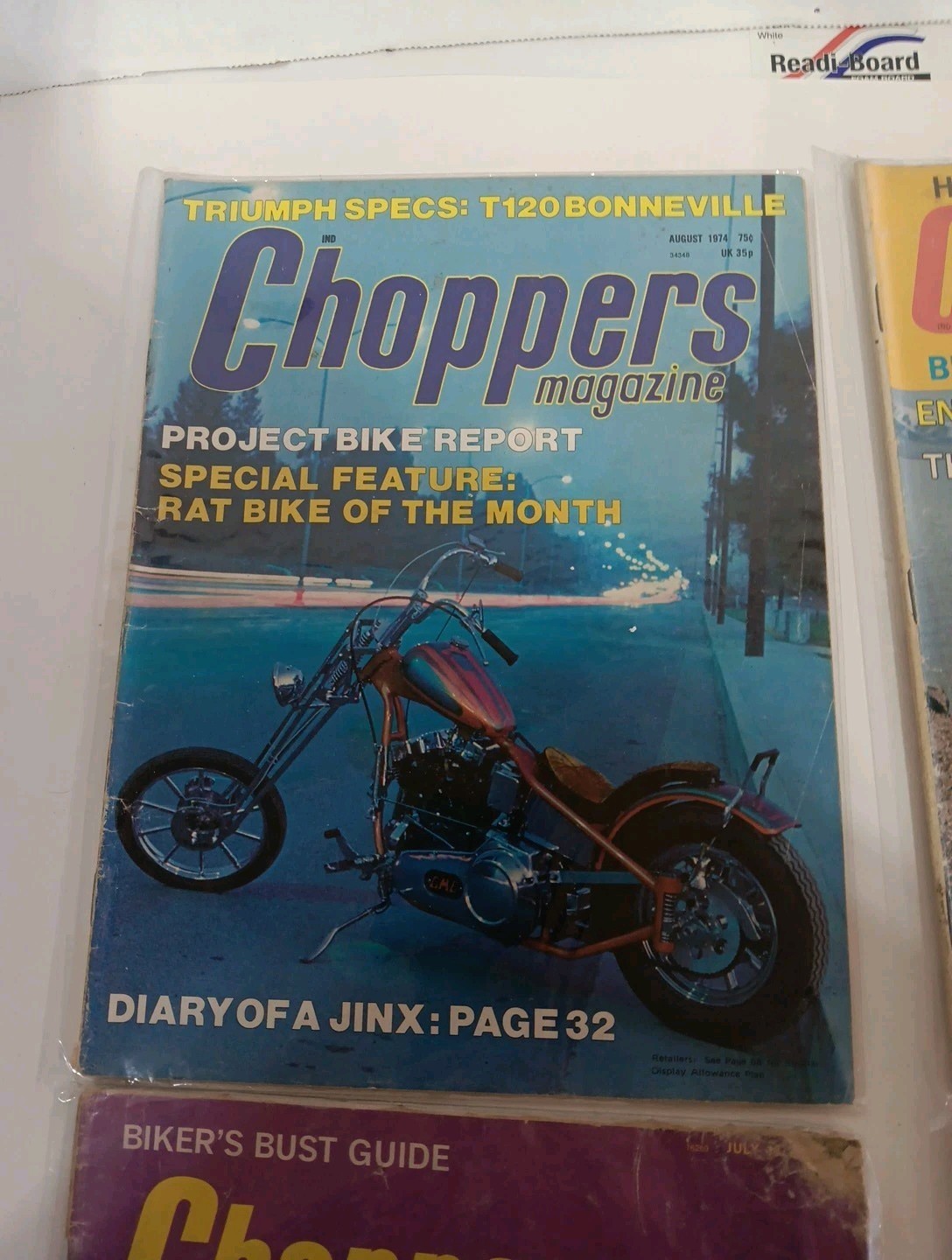 Custom Chopper Magazine Lot ~ 5 Issues From The 1970s ~ Details Below