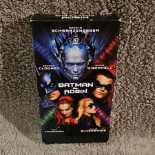 Warner Home Video Batman & Robin VHS 1997 Clooney Schwarzenegger Thurman
