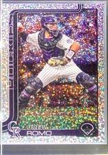 2025 Topps Drew Romo Confetti RC #296 Rockies