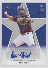 2020 Leaf Perfect Game National Showcase Blue 4/15 Sam Hunt #BA-SH1 Auto nd3