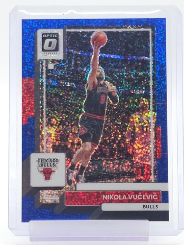 NIKOLA VUCEVIC 2022-23 DONRUSS OPTIC BLUE SPARKLE PRIZM /180 #60 BULLS Q8330