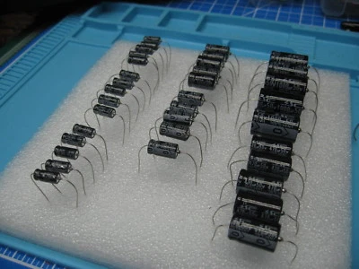 SC - SHIANGCHEN SC - GHA Series - Axial Electrolytic Cap Assortment - 50V - 7 Values - 35 pcs