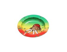 Rastaman Ashtray Weed Cannabis Marijuana Metal Cigarette Cigar Funny Gift