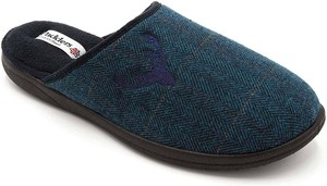 mens wide fit mule slippers