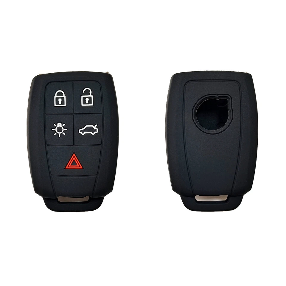 5 Button Silicone Key Fob Protective Cover For Volvo C30 C70 S40 V50 2008 2009 Foto 3 de 4