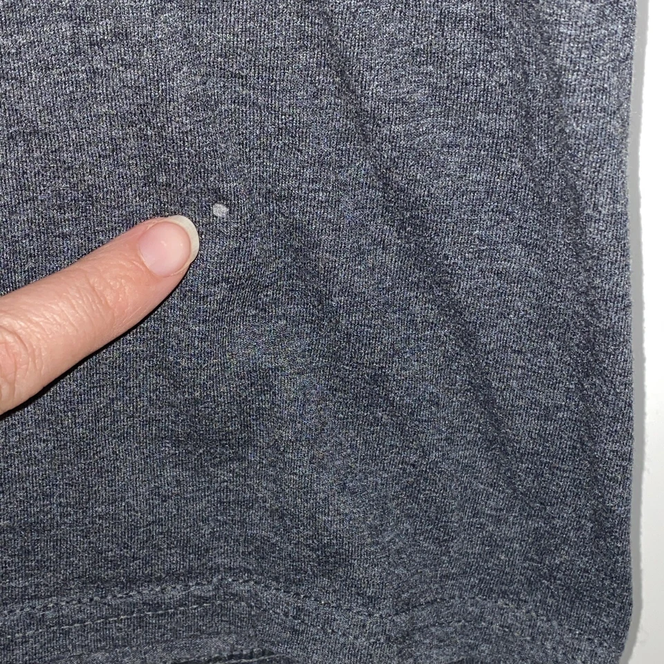 Camiseta Kerusso Mujer XL Gris Azul Proverbios 3 5 Trust in The Lord Gráfico Top Foto 4 de 4