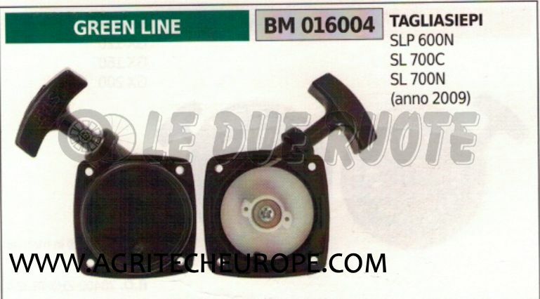 Avviamento a Strappo per Tosasiepe Greenline SL 700C - Versione 2009