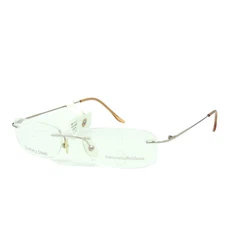 Naturally Rimless NR 104 Champagne Eyeglass Frame 50 17 135