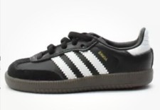 Toddler  s Adidas Samba OG EL I CBlack / FTWWHT /GUM5 IE3680 Size 10k NIB